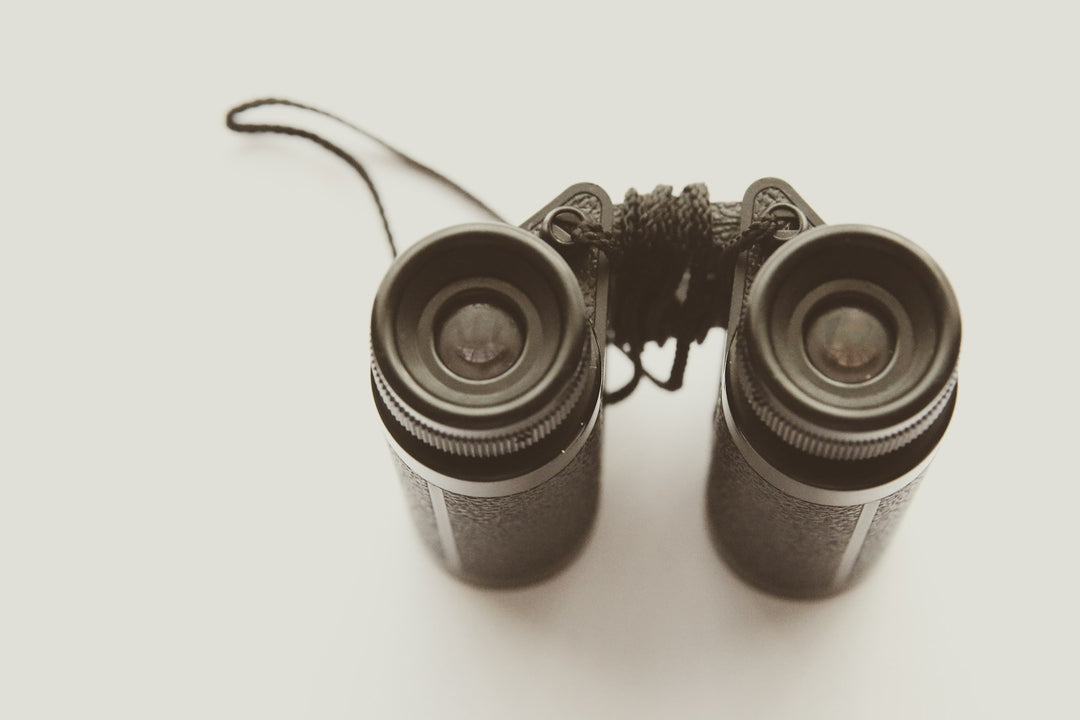 A pair of vintage binoculars