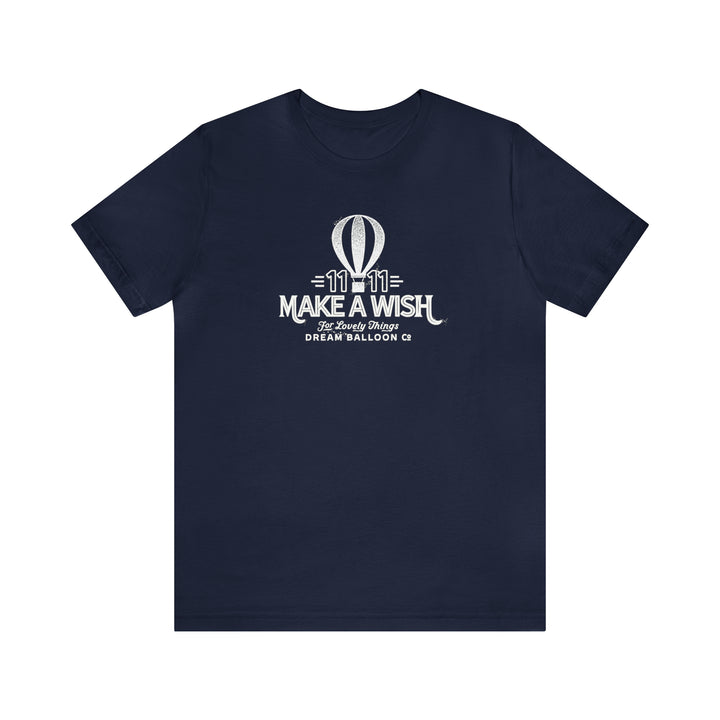 11:11 Make a Wish Air Balloon - Retro Vintage Style Logo T-shirt Tee