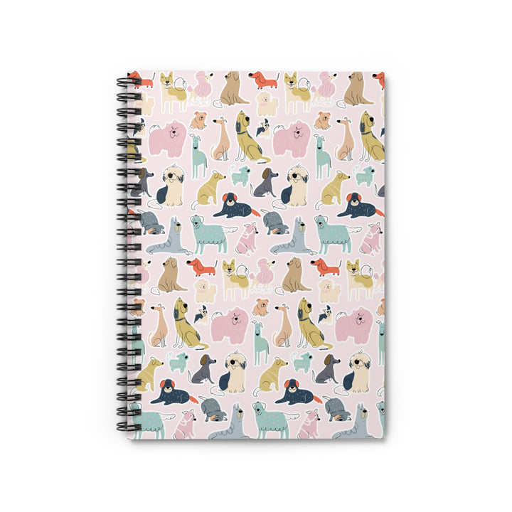 Cute Canine Spiral Notebook - Ruled Line