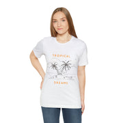 Tropical Dreams Beach Resort Retro T-Shirt 🌴🏖️🌞