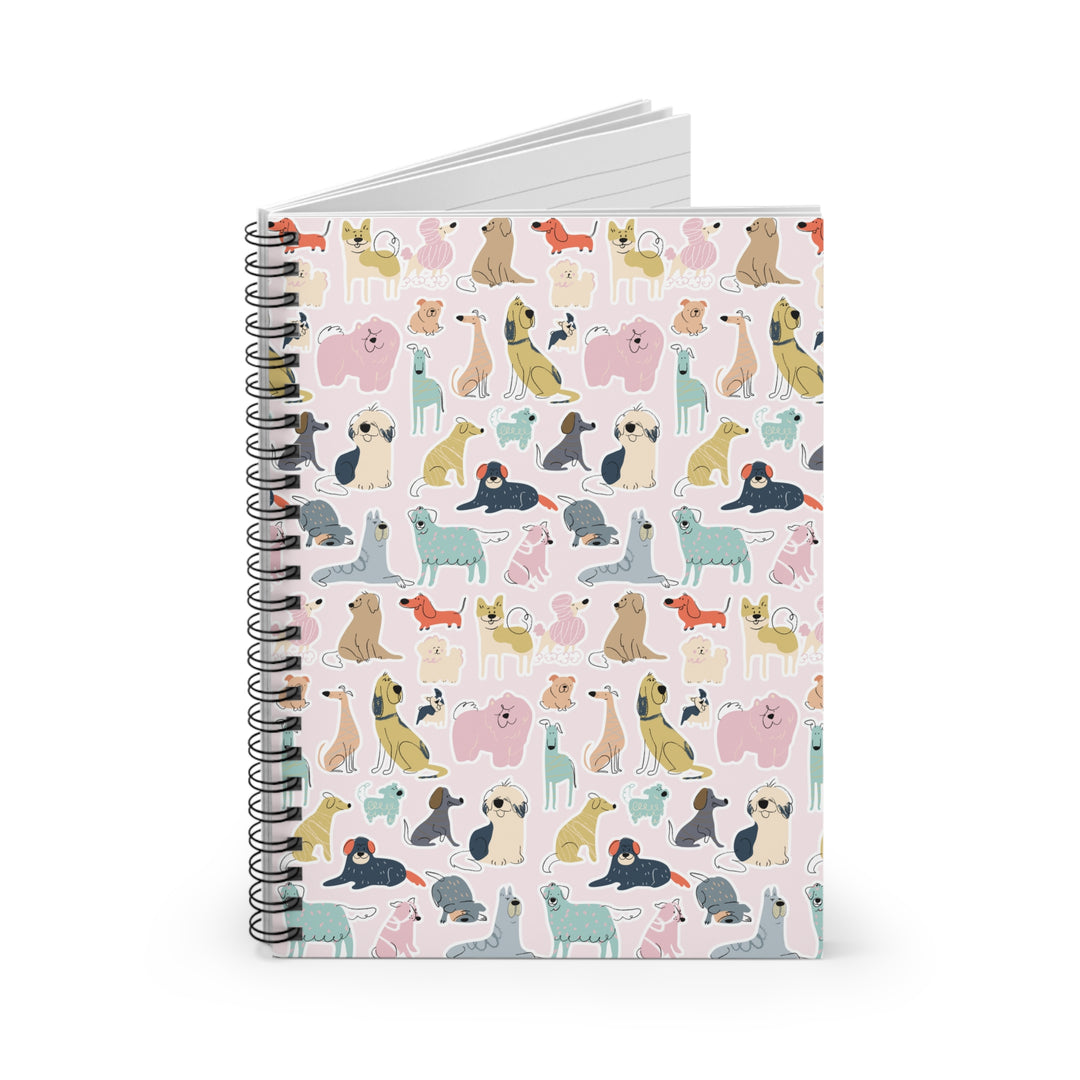 Cute Canine Spiral Notebook - Ruled Line