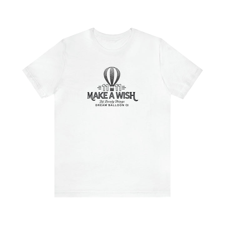 11:11 Make a Wish Air Balloon - Retro Vintage Style Logo T-shirt Tee