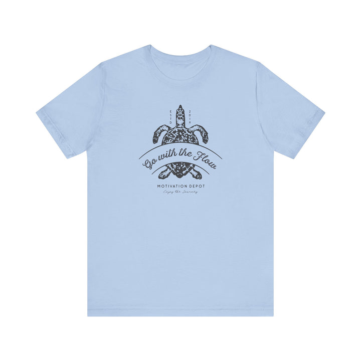 Go with the Flow Turtle T-Shirt