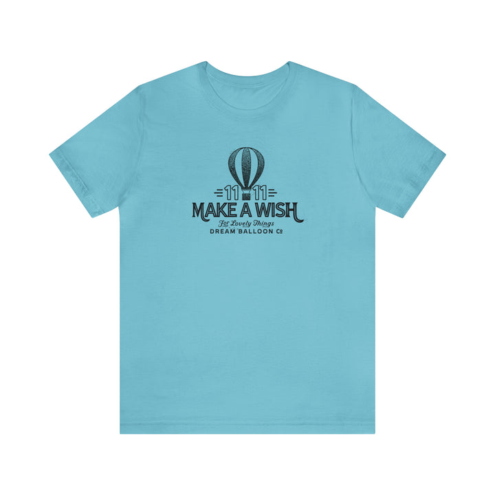 11:11 Make a Wish Air Balloon - Retro Vintage Style Logo T-shirt Tee