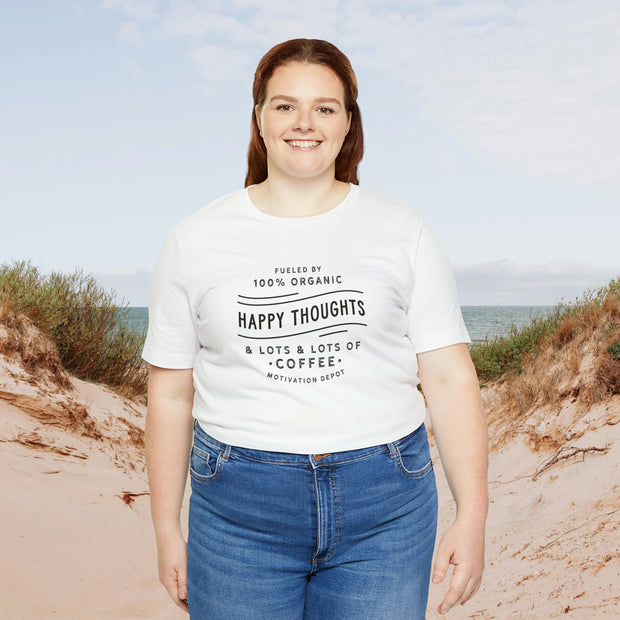 Happy Thoughts and Coffee T-Shirt