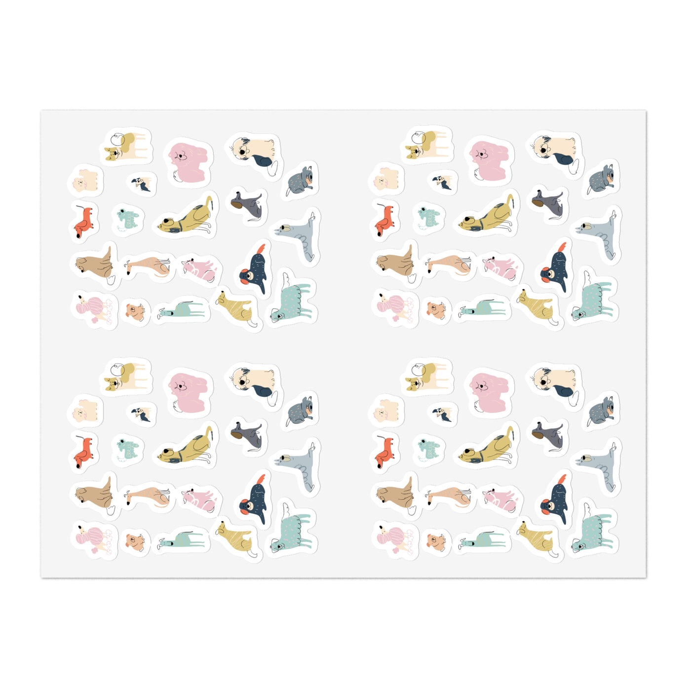 Cute Canine Sticker Sheet
