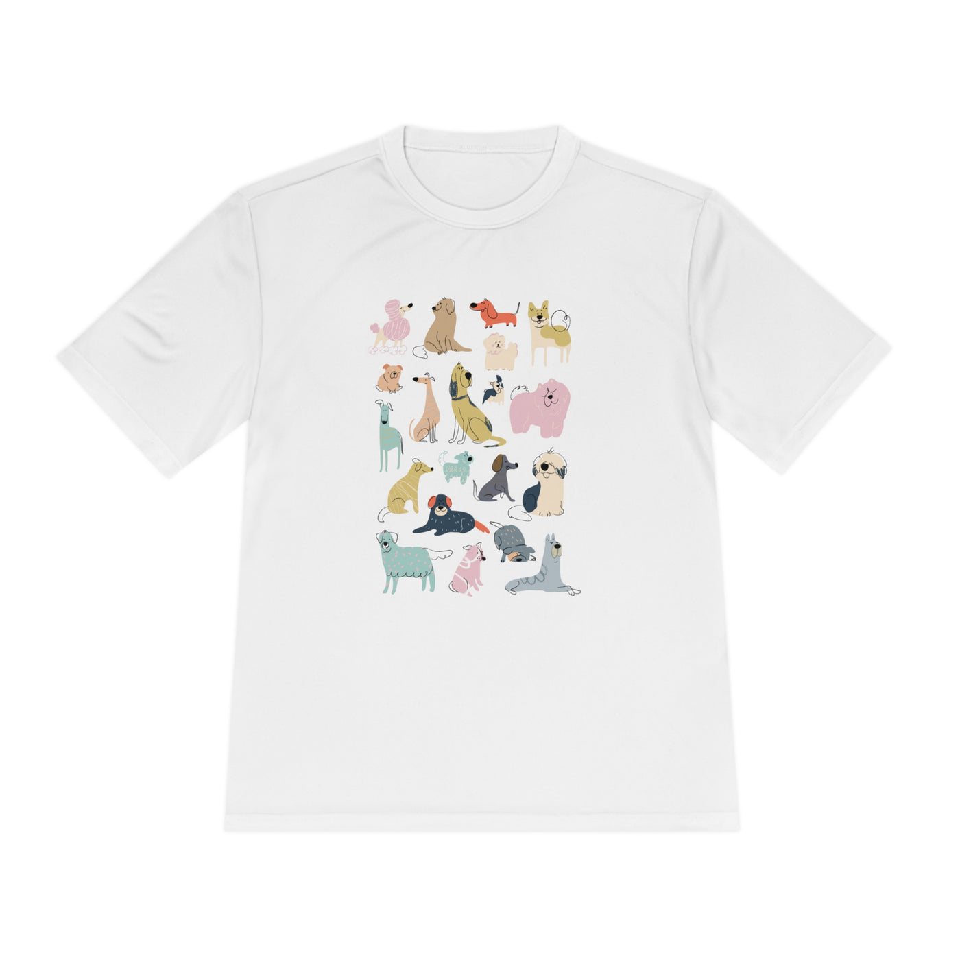 Cute Canines Sports Tee