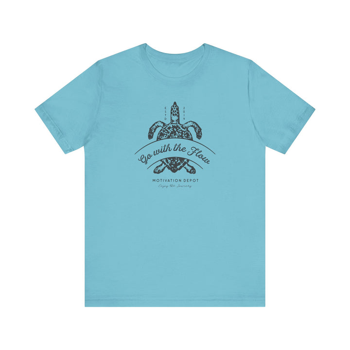 Go with the Flow Turtle T-Shirt