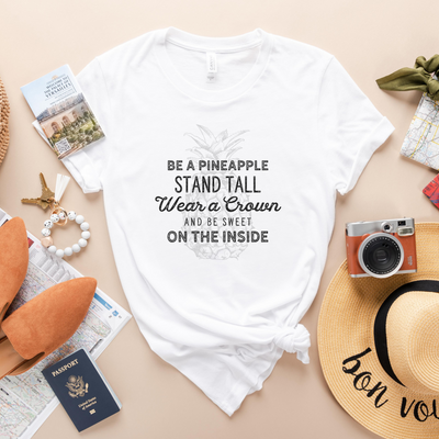 Be a Pineapple Vintage Retro Stamp T-Shirt
