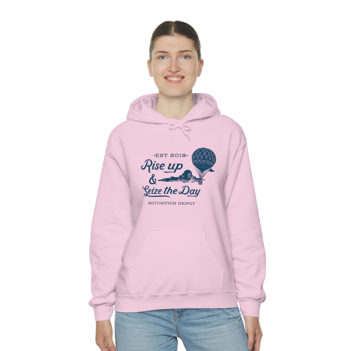 Rise up and Seize the day! Up, up, and away! Hoodie