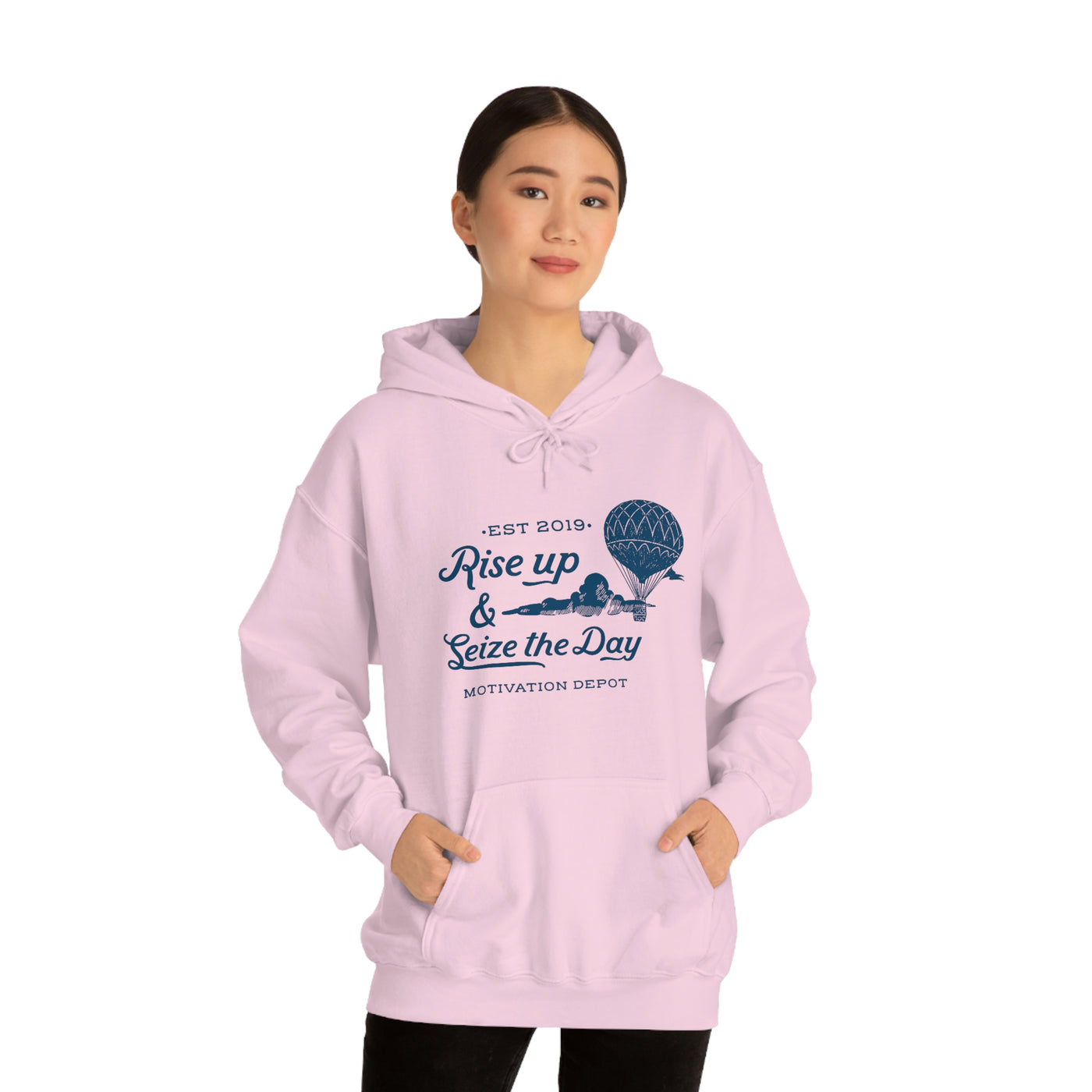 Rise up and Seize the day! Up, up, and away! Hoodie