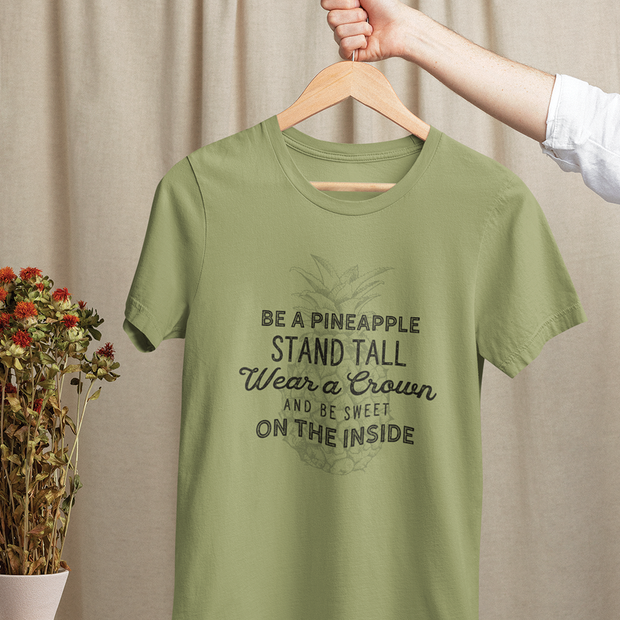 Be a Pineapple Vintage Retro Stamp T-Shirt