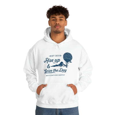 Rise up and Seize the day! Up, up, and away! Hoodie