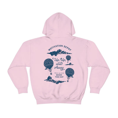 Rise up and Seize the day! Up, up, and away! Hoodie
