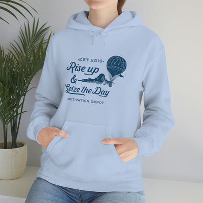 Rise up and Seize the day! Up, up, and away! Hoodie